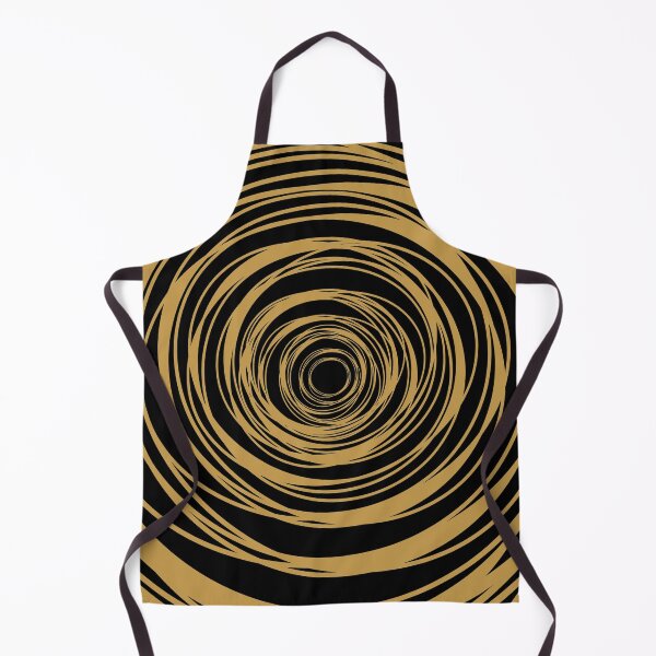 Item preview, Classic golden spiral pattern on black designed and sold by Trianglegreen.