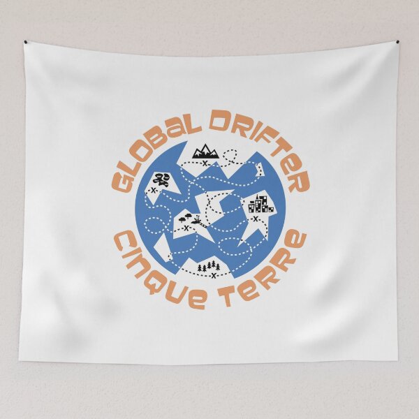 Item preview, Cinque Terre Global Drifter designed and sold by designkitsch.