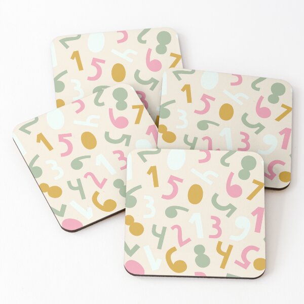 Item preview, Number Seamless Pattern designed and sold by Vanthuandesign.