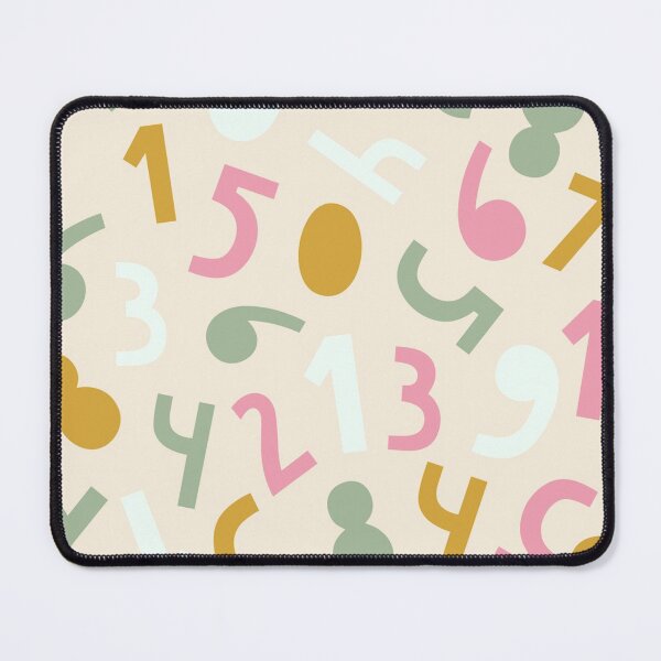 Item preview, Number Seamless Pattern designed and sold by Vanthuandesign.