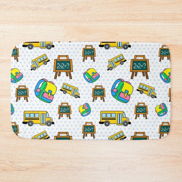 Item preview, School Bus Seamless Pattern designed and sold by Vanthuandesign.