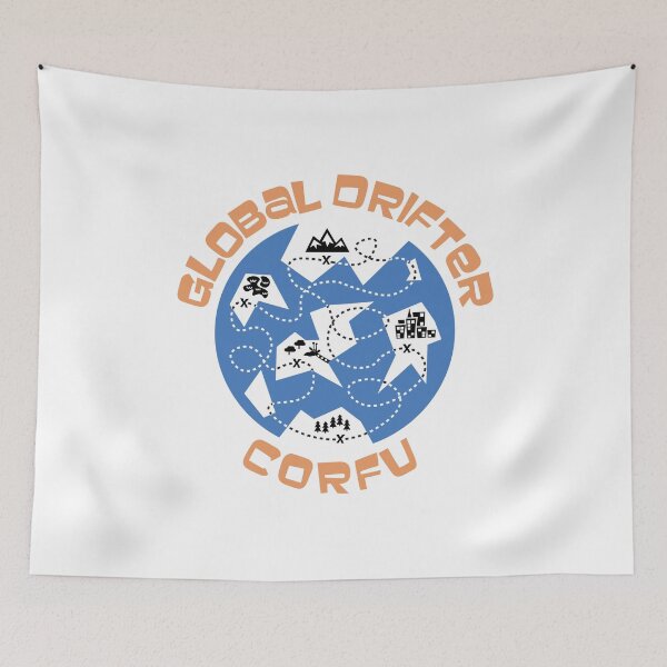 Item preview, Corfu Global Drifter designed and sold by designkitsch.