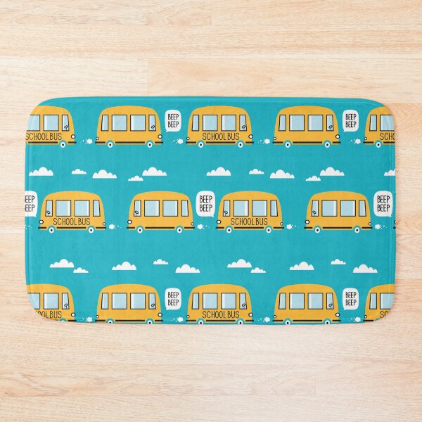 Item preview, School Bus Seamless Pattern designed and sold by Vanthuandesign.