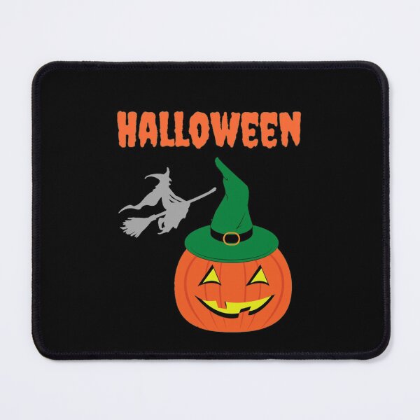 Item preview, The Halloween Spooky, Scary, Funny Pumpkin With Flying Witch designed and sold by Digitalme Designs.