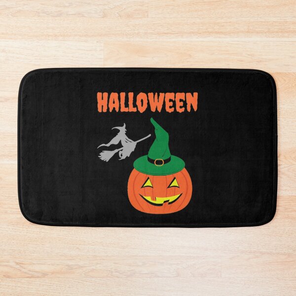 Item preview, The Halloween Spooky, Scary, Funny Pumpkin With Flying Witch designed and sold by Digitalme Designs.