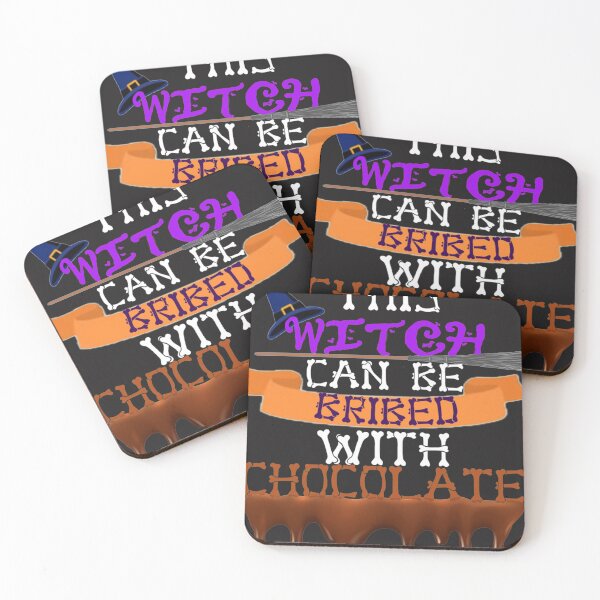 Item preview, halloween this witch can be bribed with chocolate designed and sold by carolcollins54.