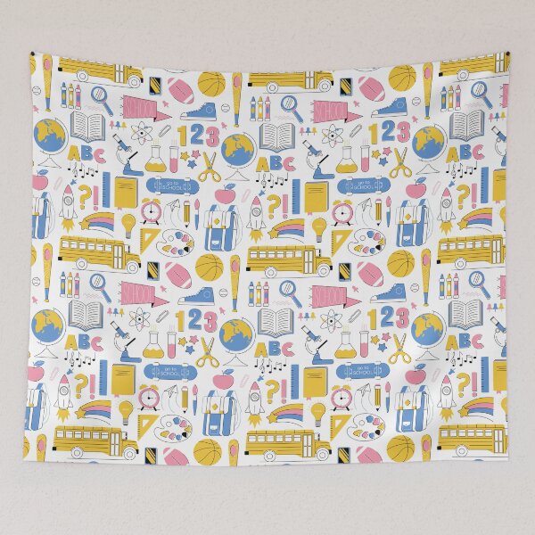 Item preview, Teacher Seamless Pattern designed and sold by Vanthuandesign.