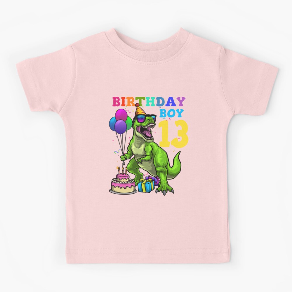 birthday boy dinosaur shirt