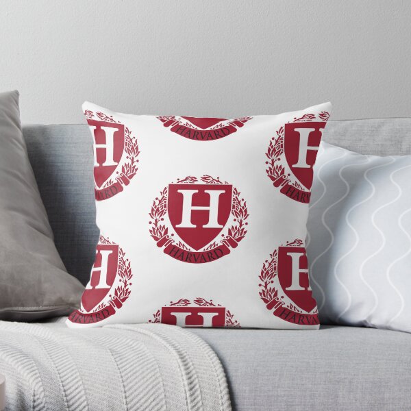 Harvard university Throw Pillow