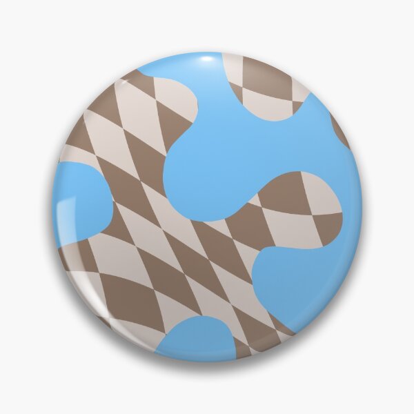Item preview, Abstract Blue Beige Checker  designed and sold by JodiFeddon.