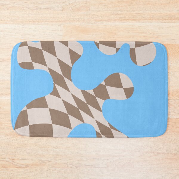 Item preview, Abstract Blue Beige Checker  designed and sold by JodiFeddon.