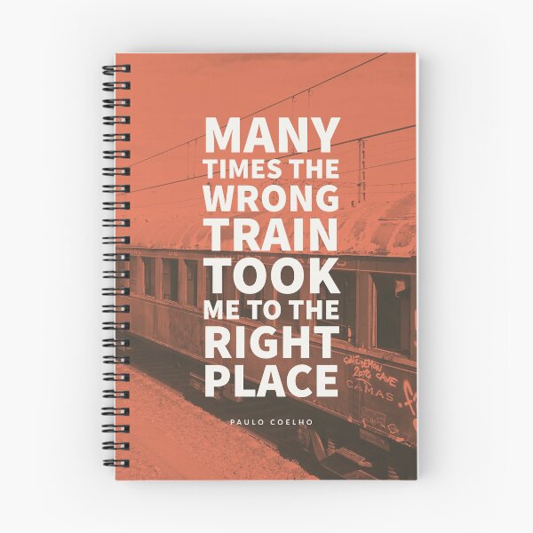 Item preview, MANY TIMES THE WRONG TRAIN TOOK ME TO THE RIGHT PLACE designed and sold by Tropical Blood.