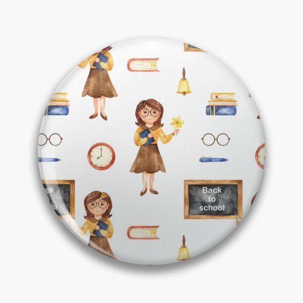 Item preview, Teacher Seamless Pattern designed and sold by Vanthuandesign.