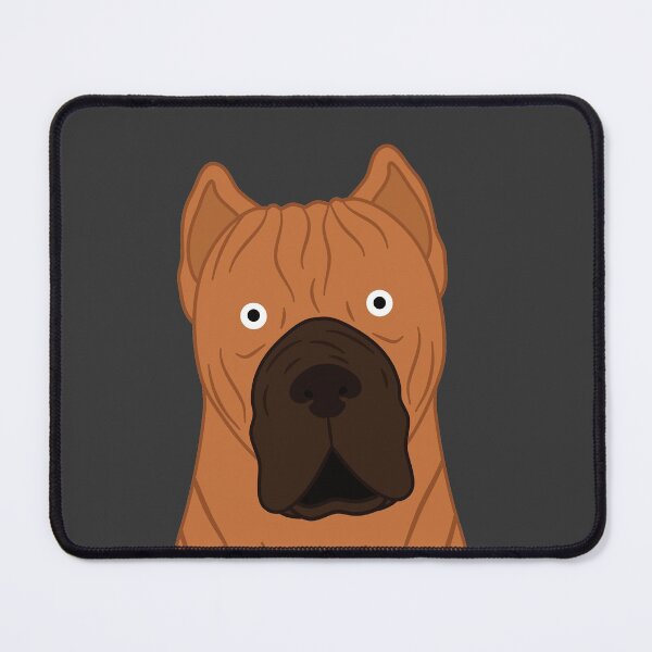 Item preview, Cute Red Cane Corso Dog Emoji designed and sold by Lulupainting.