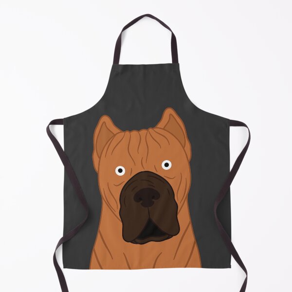 Item preview, Cute Red Cane Corso Dog Emoji designed and sold by Lulupainting.