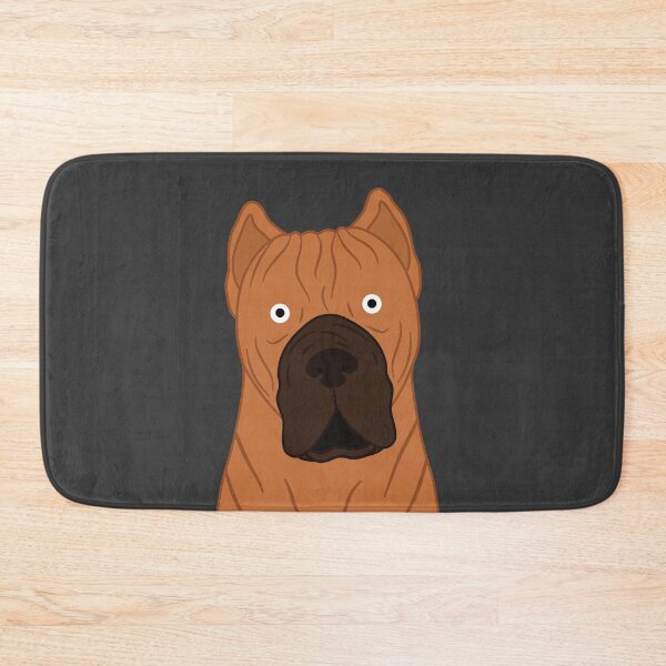 Item preview, Cute Red Cane Corso Dog Emoji designed and sold by Lulupainting.