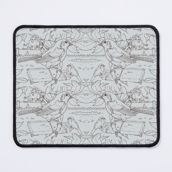 Item preview, Robin Toile de Jouy inspirado en gris pálido designed and sold by David Roland.