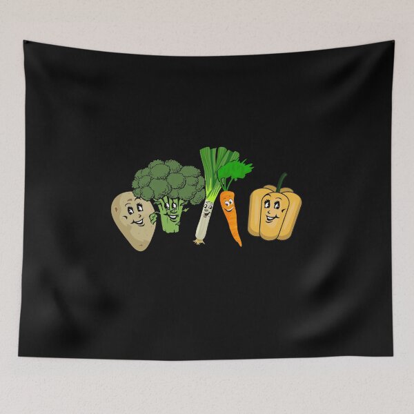 Item preview, Happy Vegetables designed and sold by titanosdesign.