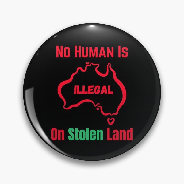 Item preview, No Human is illegal on Stolen Land| Stolen Lands| Occupied Lands| illegal settlement (Third Edition): designed and sold by TheShahinDesign.