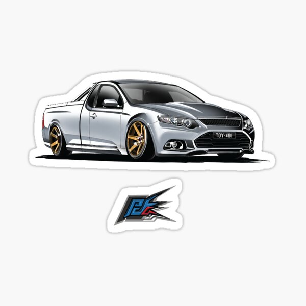 Item preview, ford falcon XR6 UTE silver  designed and sold by MissBoujiee.