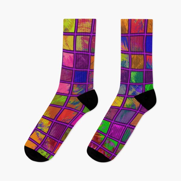 Item preview, Jazzy Squares designed and sold by Leslie Montgomery Art.