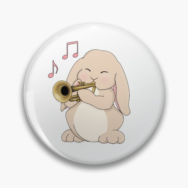 Item preview, Cute Bunny Trumpet Player designed and sold by Jazznote.