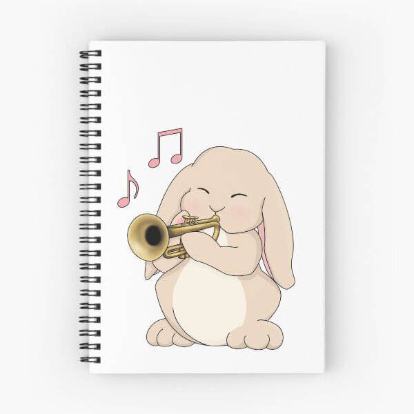 Item preview, Cute Bunny Trumpet Player designed and sold by Jazznote.