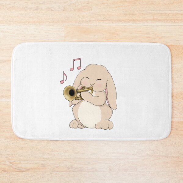 Item preview, Cute Bunny Trumpet Player designed and sold by Jazznote.