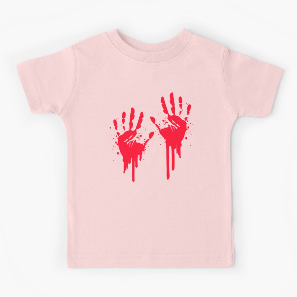 Blood Splatter Spatter Fake Bloody Halloween Zombie Victim T Shirt