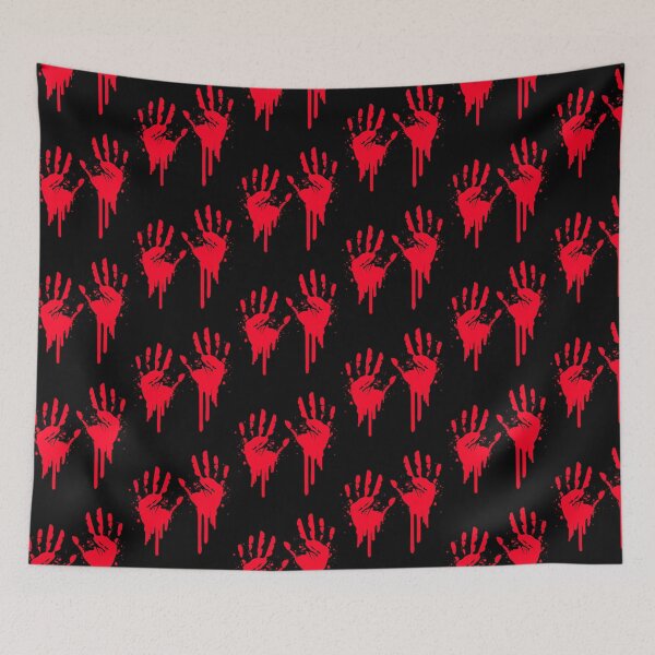 Item preview, Halloween Bloody Hands Blood Spatter Costume Zombie designed and sold by urban-design.