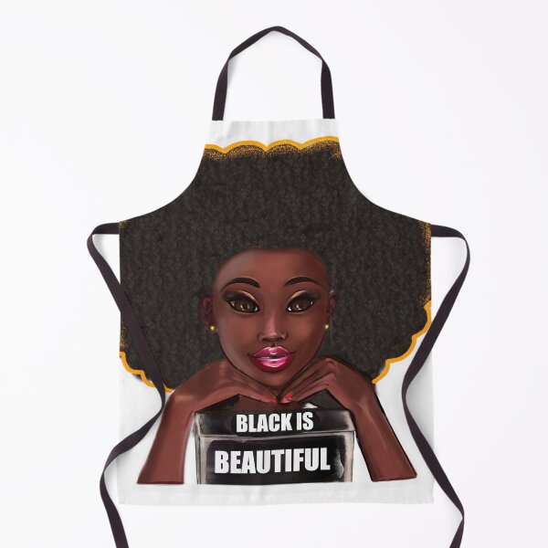 Item preview, Black is beautiful girl with Afro hair, brown eyes and dark brown skin designed and sold by Artonmytee.
