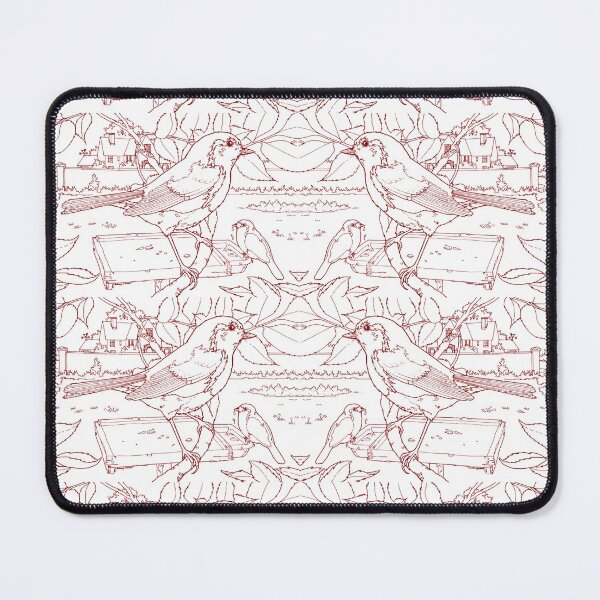 Item preview, Robin Toile de Jouy Inspired Red designed and sold by David Roland.