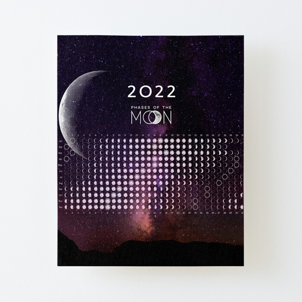 Póster for Sale con la obra «Calendario Lunar 2024, Calendario de Fases  Lunares» de mystikwhale