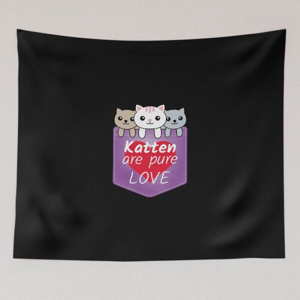 Item preview,  cat in your pocket, Katten is pure Love - 2 designed and sold by sama-stylish.