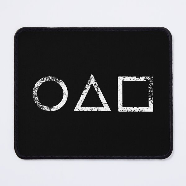 Item preview, Circle Triangle Square Invitation distressed Geometric Game Play designed and sold by Hyper-Field.