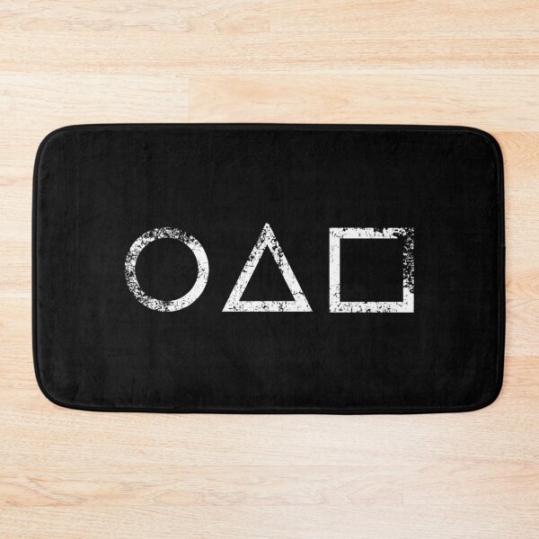 Item preview, Circle Triangle Square Invitation distressed Geometric Game Play designed and sold by Hyper-Field.