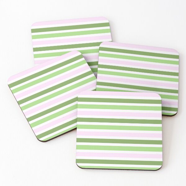 Item preview, Green & Pink Stripes  designed and sold by Dreaming-Cocoon.