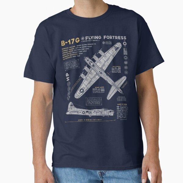 Aperçu de l'œuvre B-17 Flying Fortress créée et vendue par 909 Apparel®.