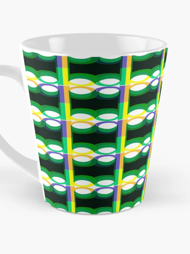 Thumbnail 3 of 4, Coffee Mug, Geometric Patterns Using Small Letter b Design 1 designed and sold by ClassyPatterns.