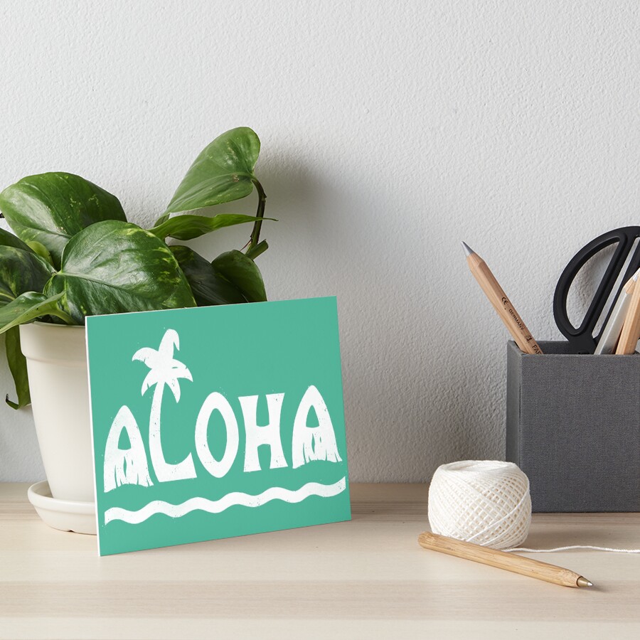 Aloha! Art Board Print
