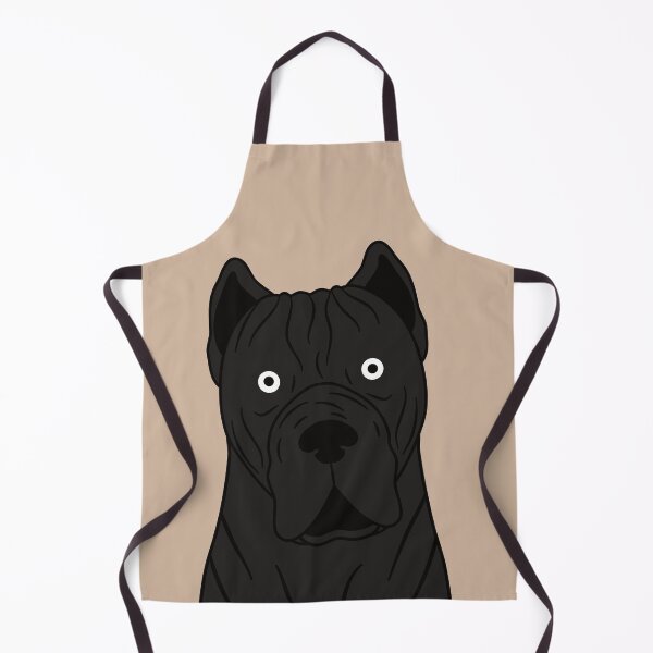 Item preview, Cute Black Cane Corso Dog Emoji designed and sold by Lulupainting.