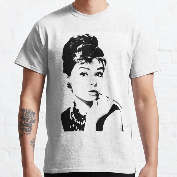 Audrey Hepburn Portrait Art Classic T-Shirt