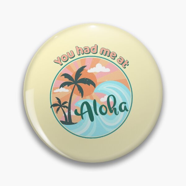 Item preview, You Had Me At Aloha. Vintage Hawaiian Aloha Palm Scene designed and sold by Rebel-Design.