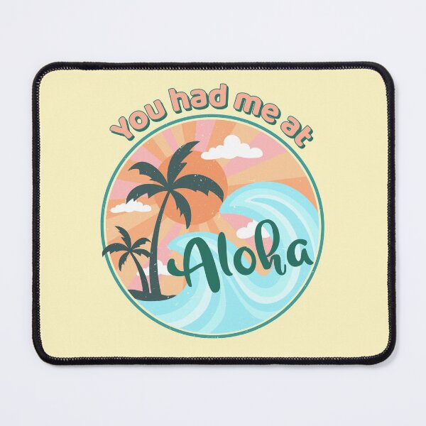 Item preview, You Had Me At Aloha. Vintage Hawaiian Aloha Palm Scene designed and sold by Rebel-Design.