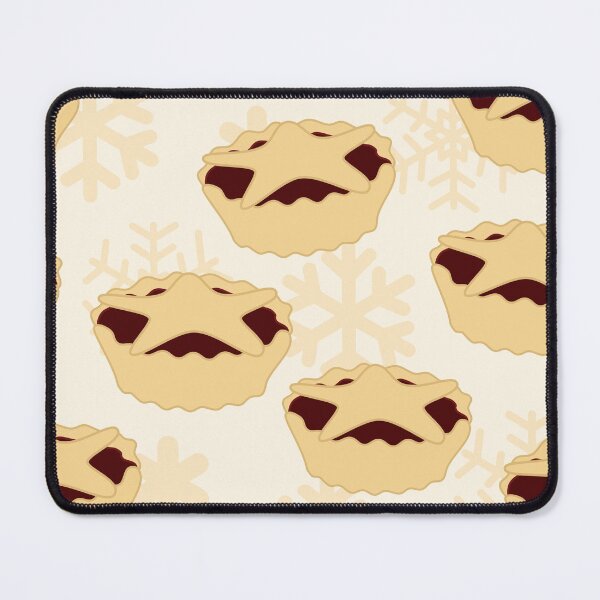 Item preview, Mince Pie Snowflakes Pattern Light Beige designed and sold by cashewdays.