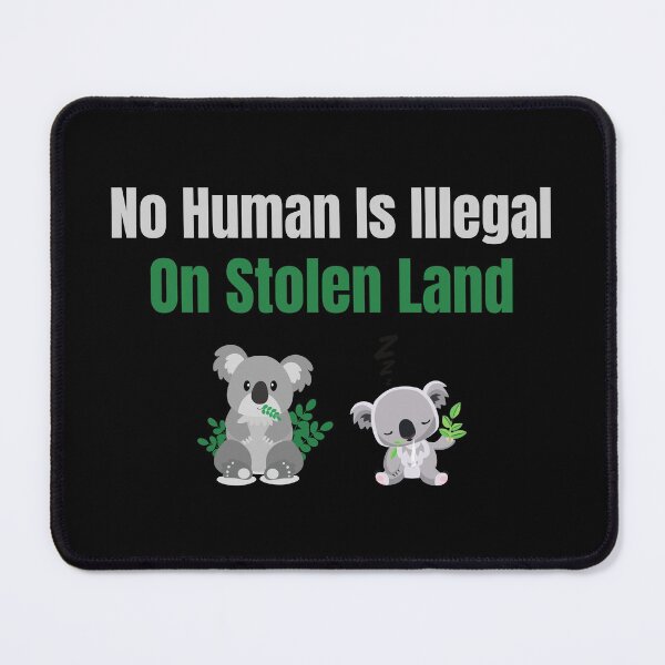 Item preview, No Human is illegal on Stolen Land| Stolen Lands| Occupied Lands| illegal settlement (Fifth Edition): designed and sold by TheShahinDesign.