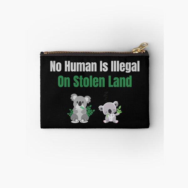 Item preview, No Human is illegal on Stolen Land| Stolen Lands| Occupied Lands| illegal settlement (Fifth Edition): designed and sold by TheShahinDesign.