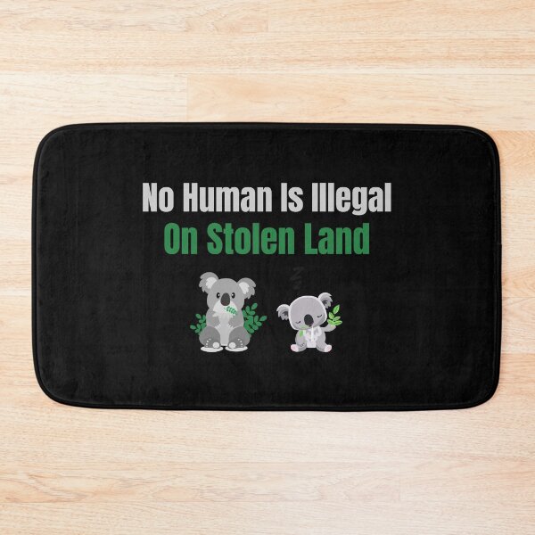 Item preview, No Human is illegal on Stolen Land| Stolen Lands| Occupied Lands| illegal settlement (Fifth Edition): designed and sold by TheShahinDesign.