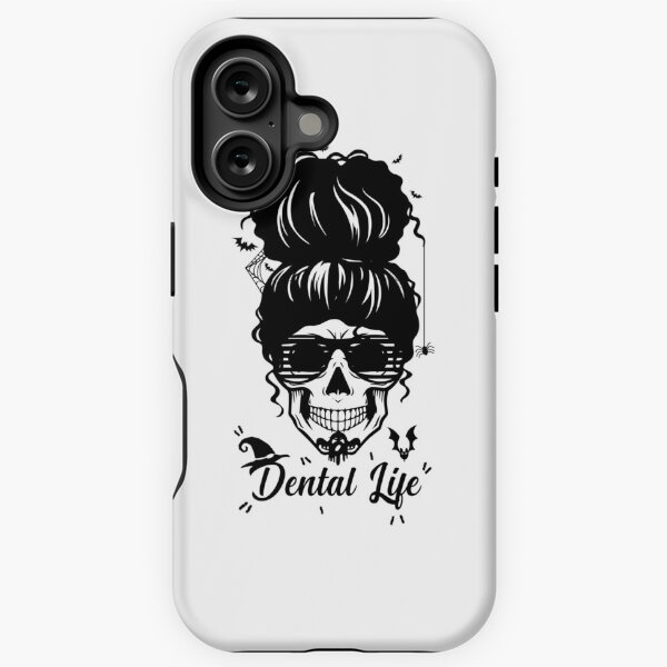 Vista previa del artículo con la obra «Messy Bun Dental Life: regalo divertido para enfermeras», diseñado y vendido por Snovelty.