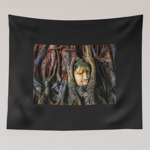 Item preview, Buddha head in a strangler fig designed and sold by Jürgen Wiesler.